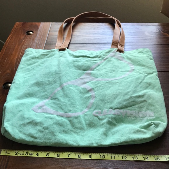 ClearVision EYEGLASSES 🤓 Tote Bag EUC - Picture 8 of 11
